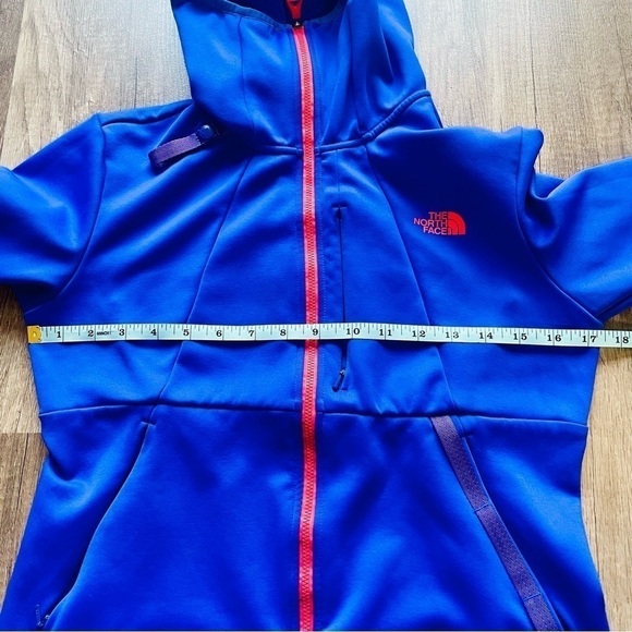 The North Face Blue Hooded Athletic Jacket Small - Picture 8 of 9